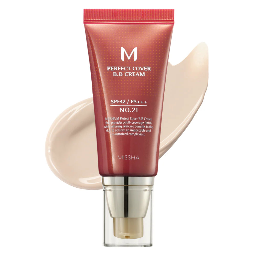 Krem BB do Twarzy Missha M Perfect Cover SPF42 PA+++ - różne odcienie